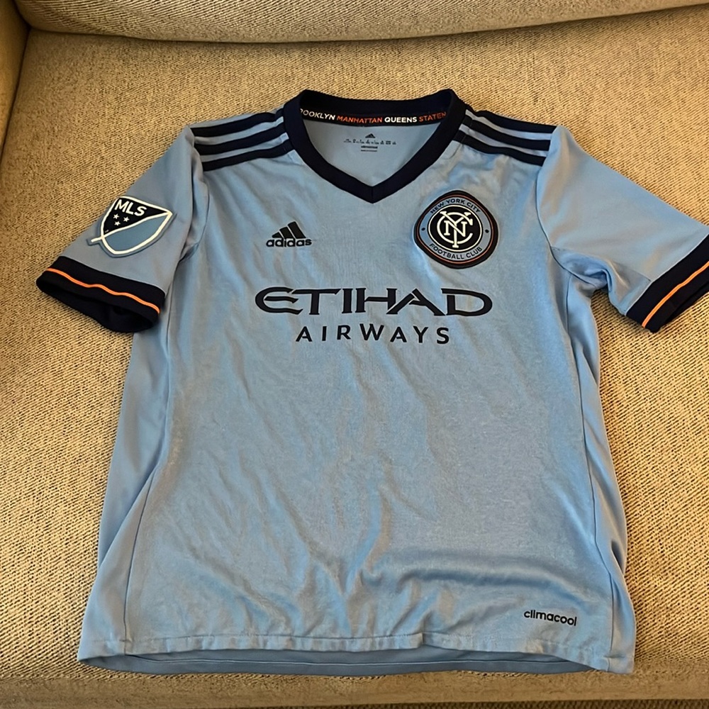 ADIDAS NY Soccer player jersey - JOHNSON
